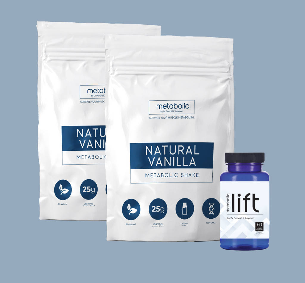 PRE-ORDER Metabolic Basic Bundle | Dr. Layman's 30-Day Transformation | 30 Macro-Balanced Whey-Based Meal Replacement Shakes | 60 Lift Capsules | Complete Metabolic Guide